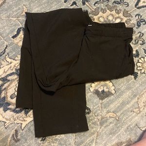 Black scrub pants